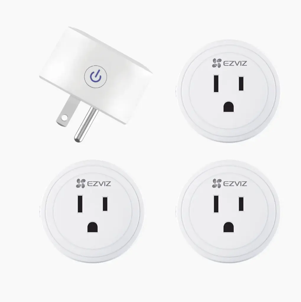 Kit de Enchufe Inteligente / Incluye 4 piezas / Wi-Fi / Control a través de la Aplicación / Conecte los Dispositivos del Hogar / Permite Personalizar Horarios / Compatible Con Asistente de Voz de Google y Alexa